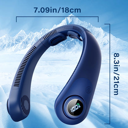 5000mAh USB Rechargeable Neck Fan