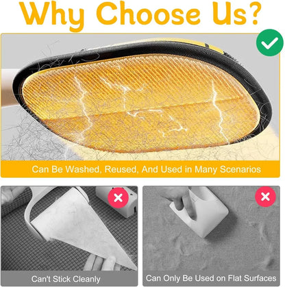 Pet Deshedding & Grooming Gloves ( Kitten-friendly)