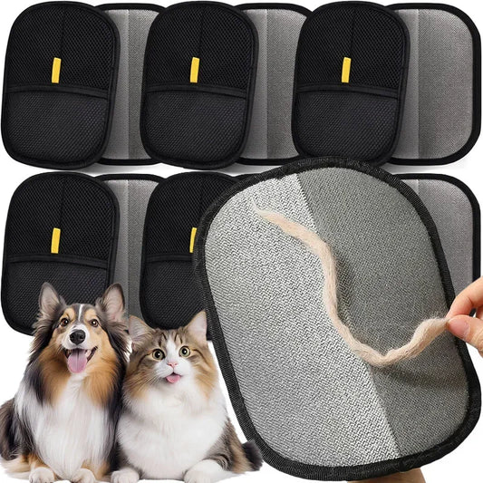 Pet Deshedding & Grooming Gloves ( Kitten-friendly)