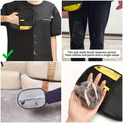 Pet Deshedding & Grooming Gloves (Adjustable Fit)