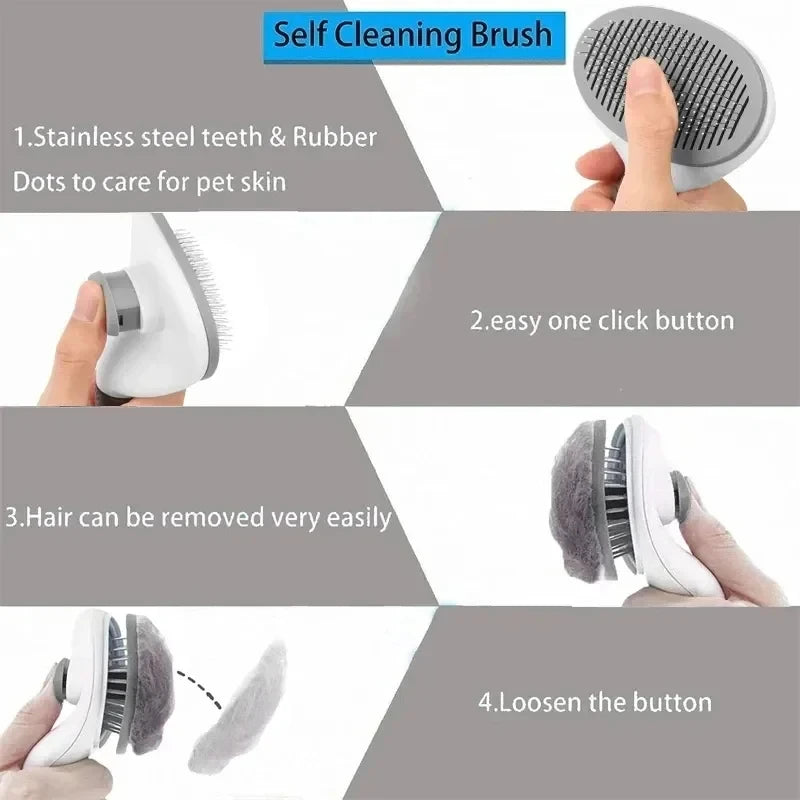 Professional Pet Hair Grooming Brush