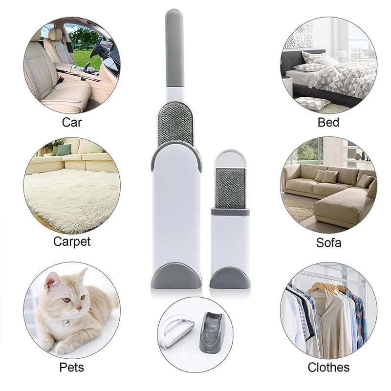 Magic Pet Cat Hair Fur Roller Brush Reusable Static Dusting Cleaning Brushes Manual Cleaner Tool