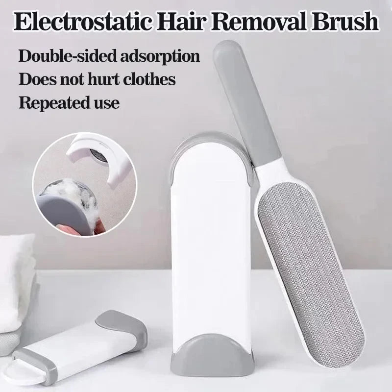 Magic Pet Cat Hair Fur Roller Brush Reusable Static Dusting Cleaning Brushes Manual Cleaner Tool